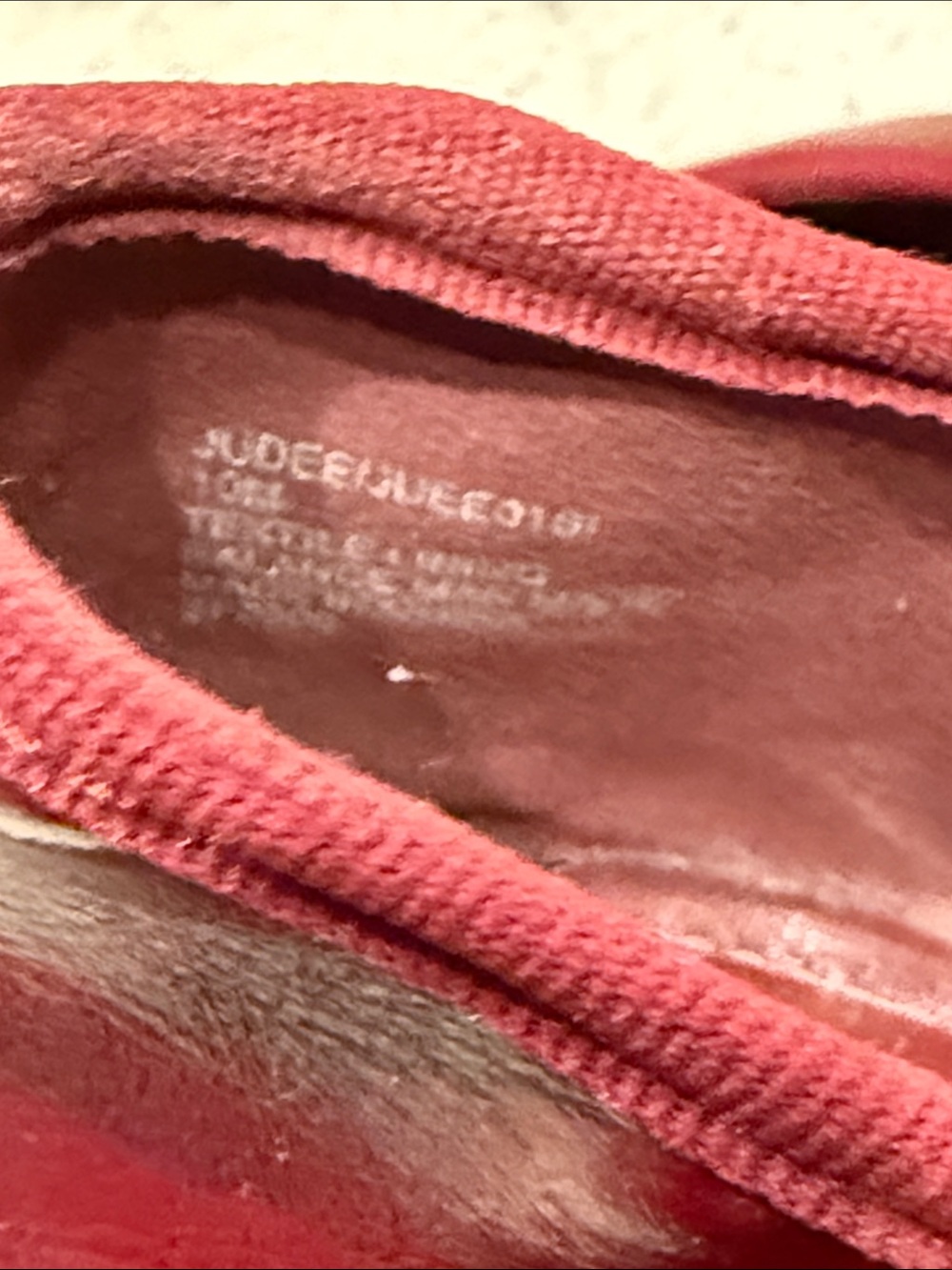 Steve Madden Burgundy Mary Jane Flats with Strap size 10 - Picture 5 of 5